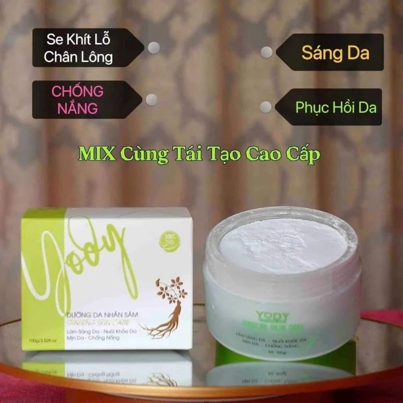 Bột nhân sâm dưỡng da Yody Phương Anh